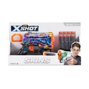 Pistol X-Shot Skins Menace Spray Tag, 8 proiectile