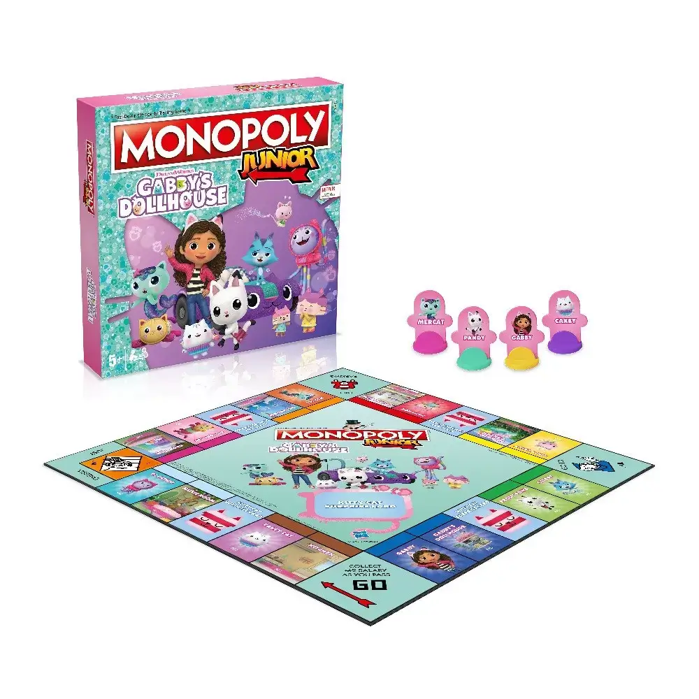 Joc Monopoly Junior Gabbys Dollhouse