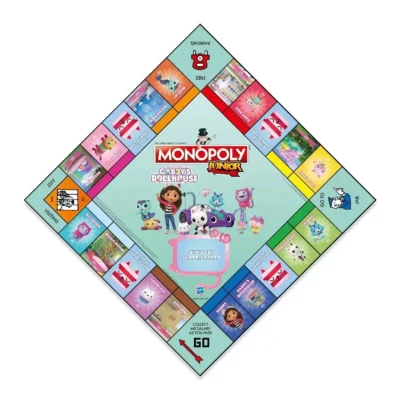 Joc Monopoly Junior Gabbys Dollhouse