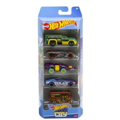 Set 5 Masini, Hot Wheels City